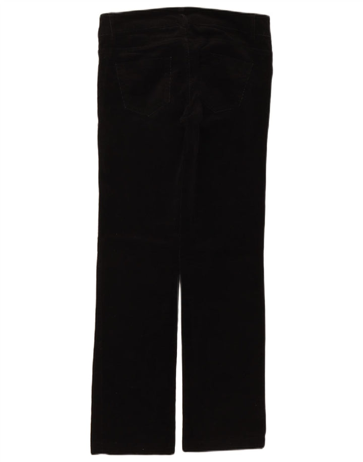 Calça feminina reta de veludo BENETTON W30 L30 preta