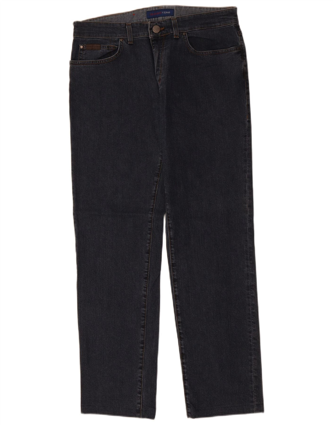 Jeans retos masculinos TRUSSARDI W34 L31 algodão azul