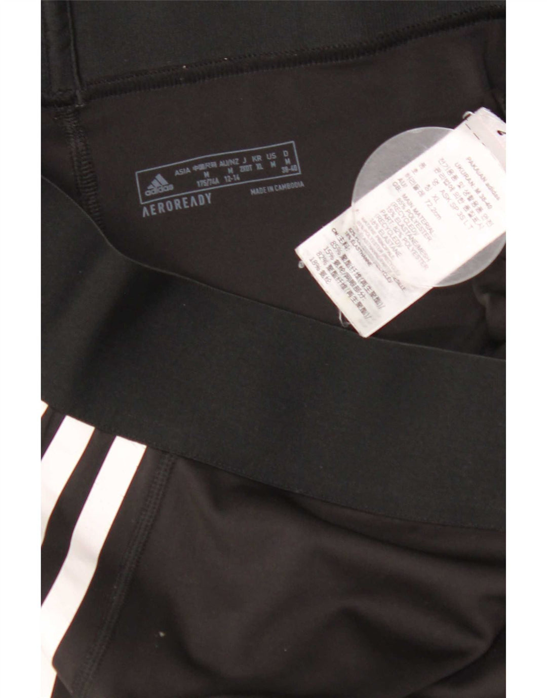 Leggings Adidas Aeroready Femininas UK 12/14 Médio Preto Poliéster