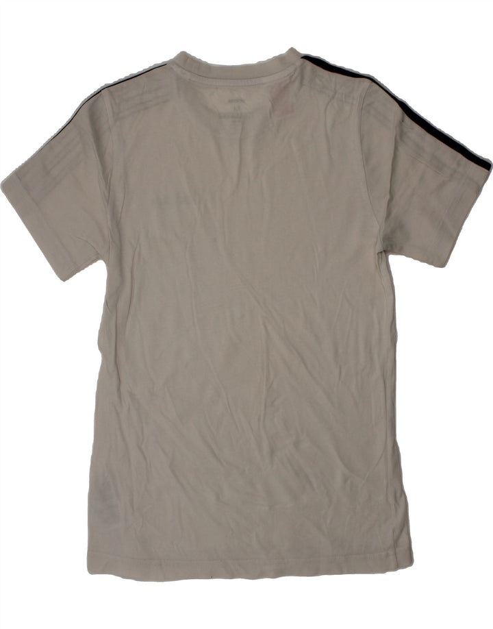 ADIDAS Boys T-Shirt Top 11-12 Years White Cotton Vintage Adidas and Second-Hand Adidas from Messina Hembry 