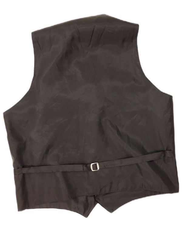 Novo Colete de veludo masculino rápido reino unido 43/44 xl algodão preto