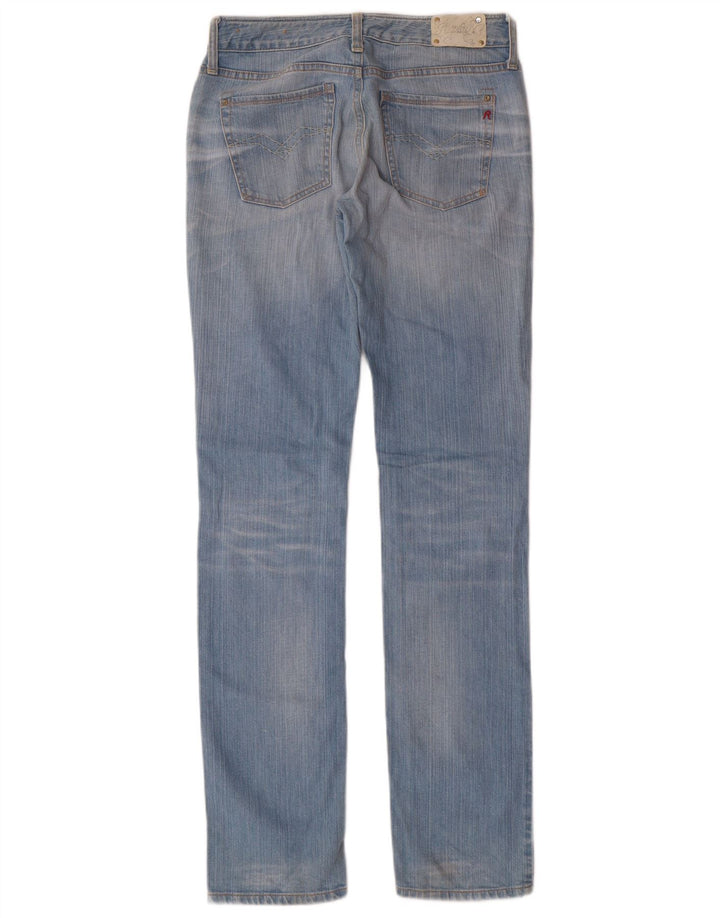 Replay Jeans Slim Feminino W28 L34 Azul Algodão