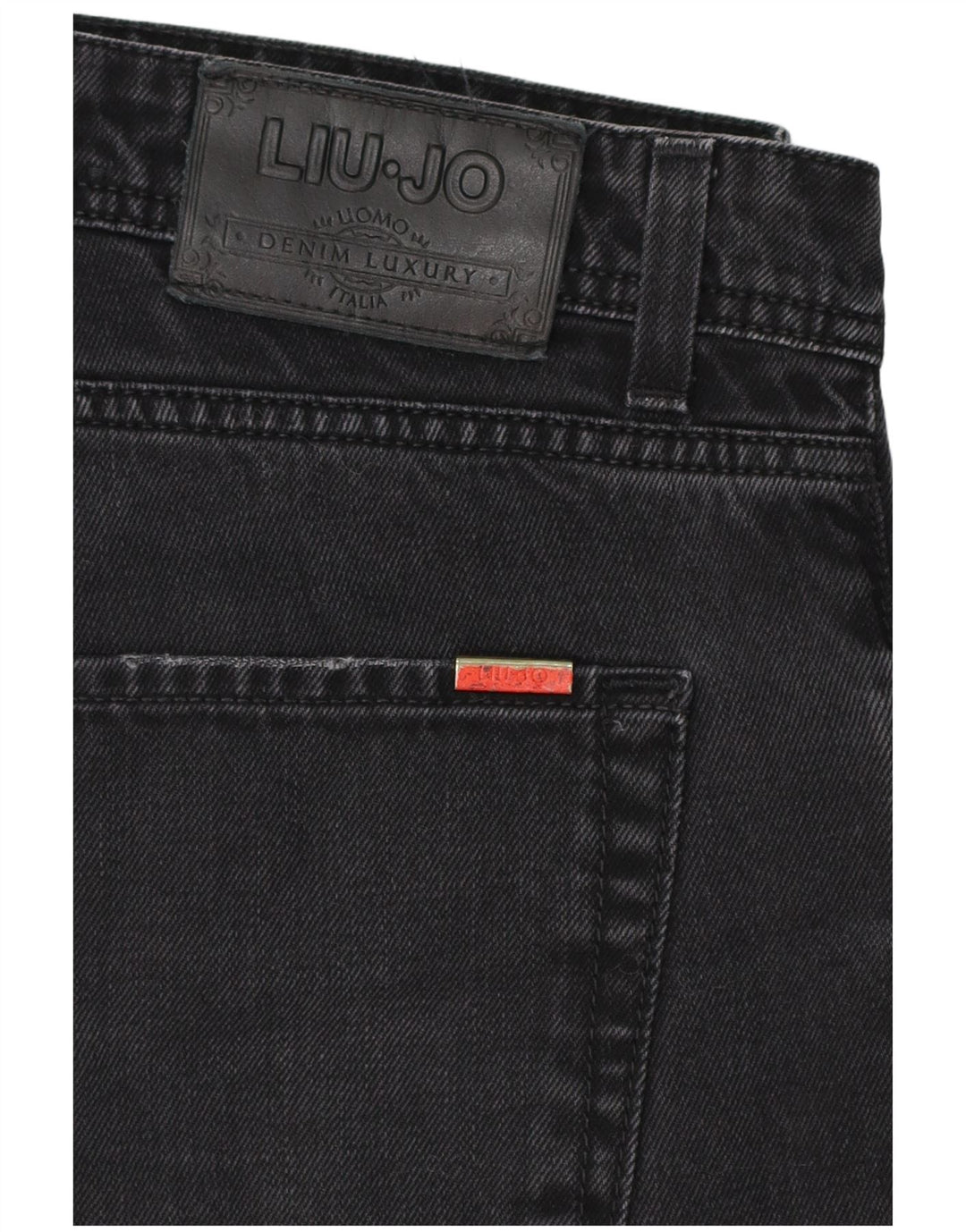 LIU JO Mens Jeans Slim W34 L30 Preto