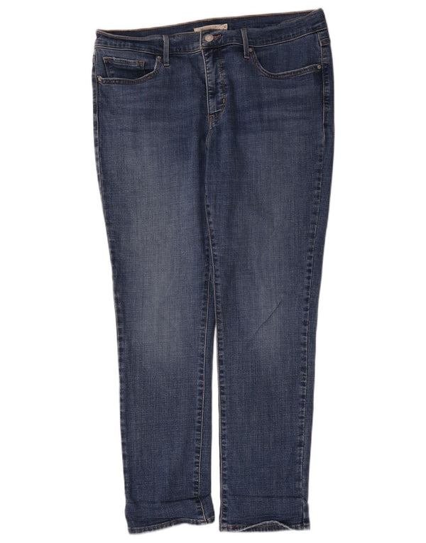 Calça jeans feminina Levi's 312 Shaping Slim W32 L30 azul algodão