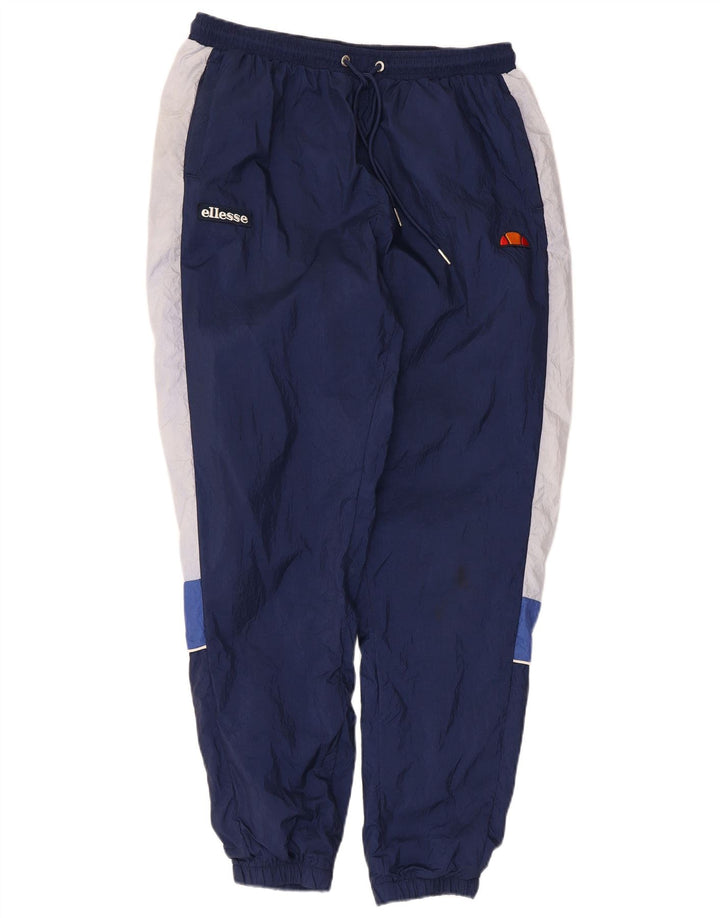 Calça de treino masculina Ellesse Joggers médio azul marinho colorblock