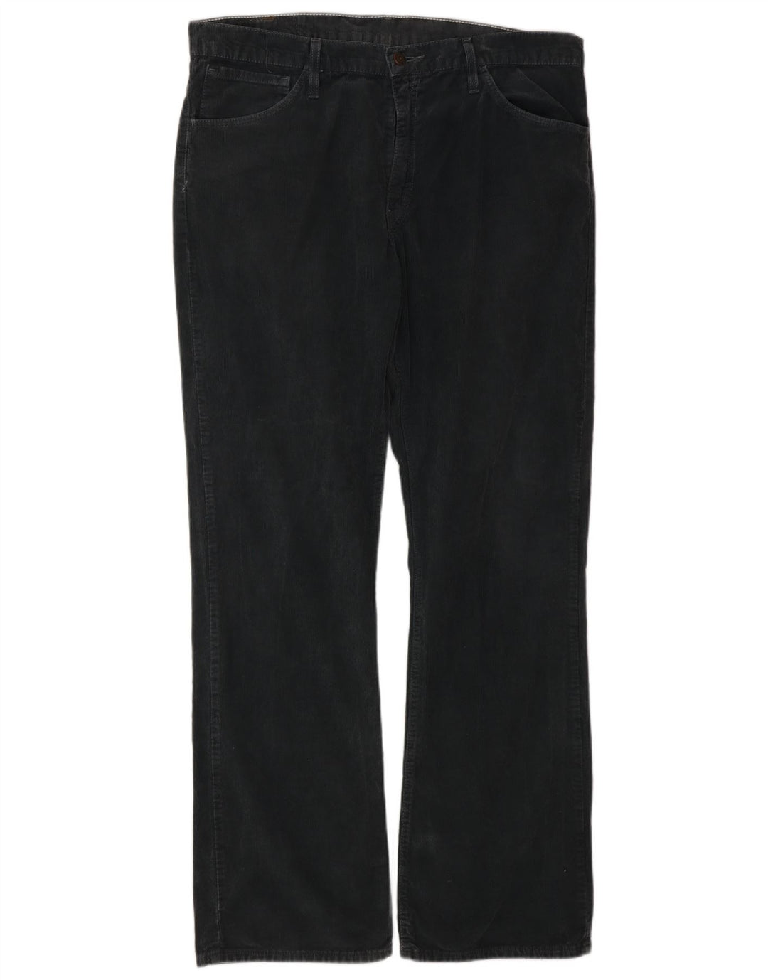 Calça masculina LEVI'S 507 Bootcut veludo W36 L34 cinza algodão clássico