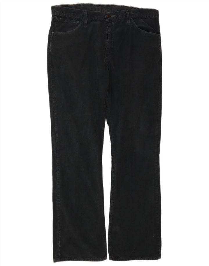 Calça masculina LEVI'S 507 Bootcut veludo W36 L34 cinza algodão clássico