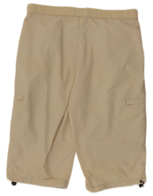 Shorts Cargo Masculino Asics W34 Grande Poliamida Bege