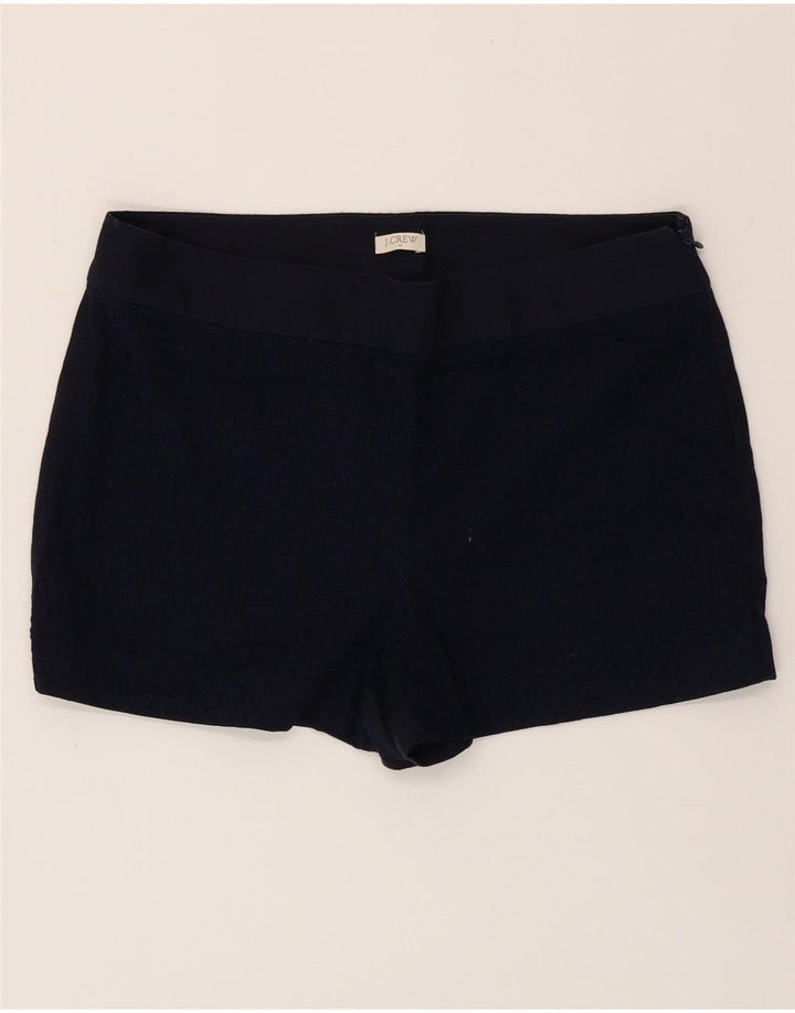 Calça quente feminina J. Crew EUA 10 grande W32 algodão azul marinho