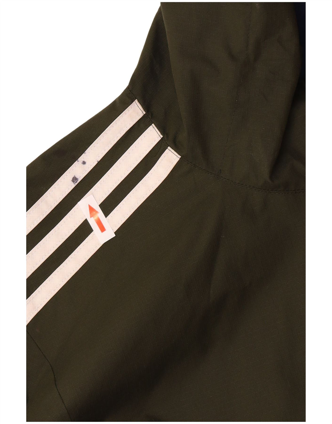 Adidas Mens Hooded Bomber Reversible Jacket UK 36 Pequeno Cáqui Poliéster