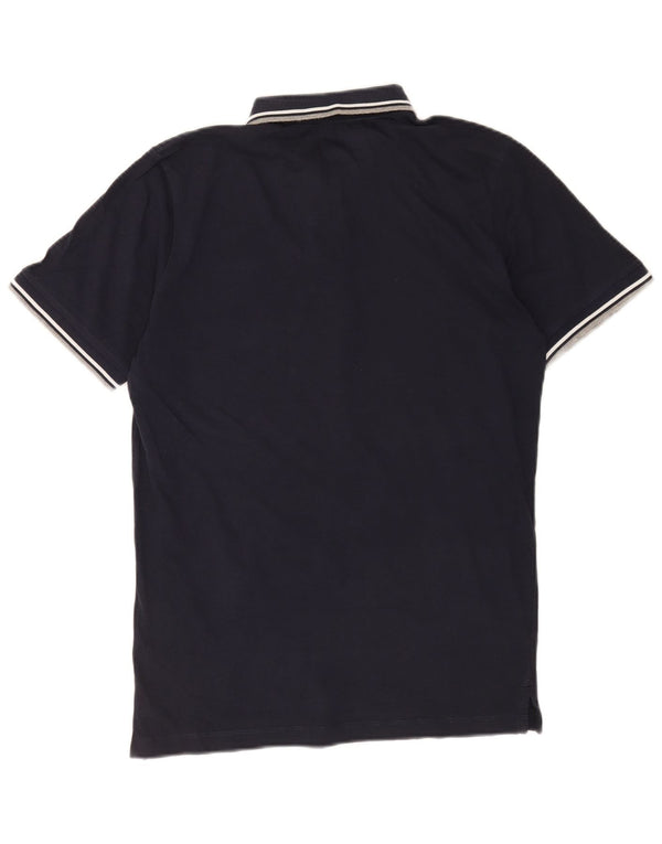 Camisa polo masculina Jack & Jones média azul marinho