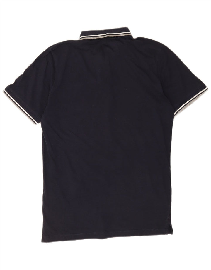 Camisa polo masculina Jack & Jones média azul marinho