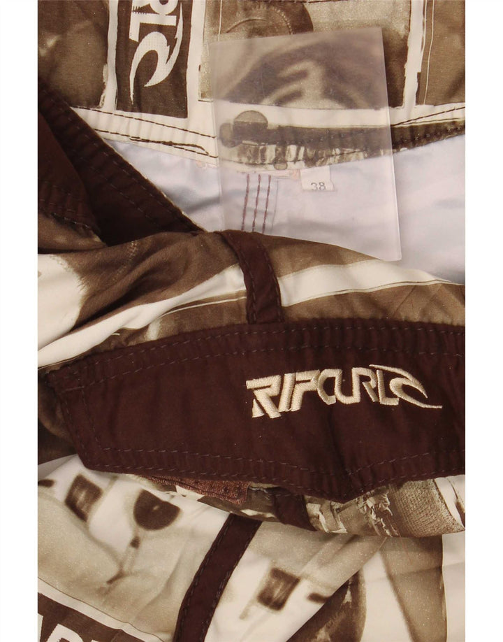 Shorts de natação masculino Rip Curl Graphic XL marrom patchwork