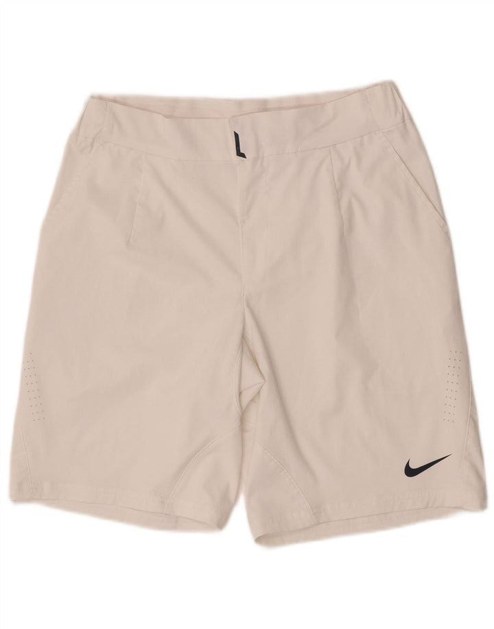 Shorts Nike Masculino Dri Fit Chino Médio W30 Poliéster Branco