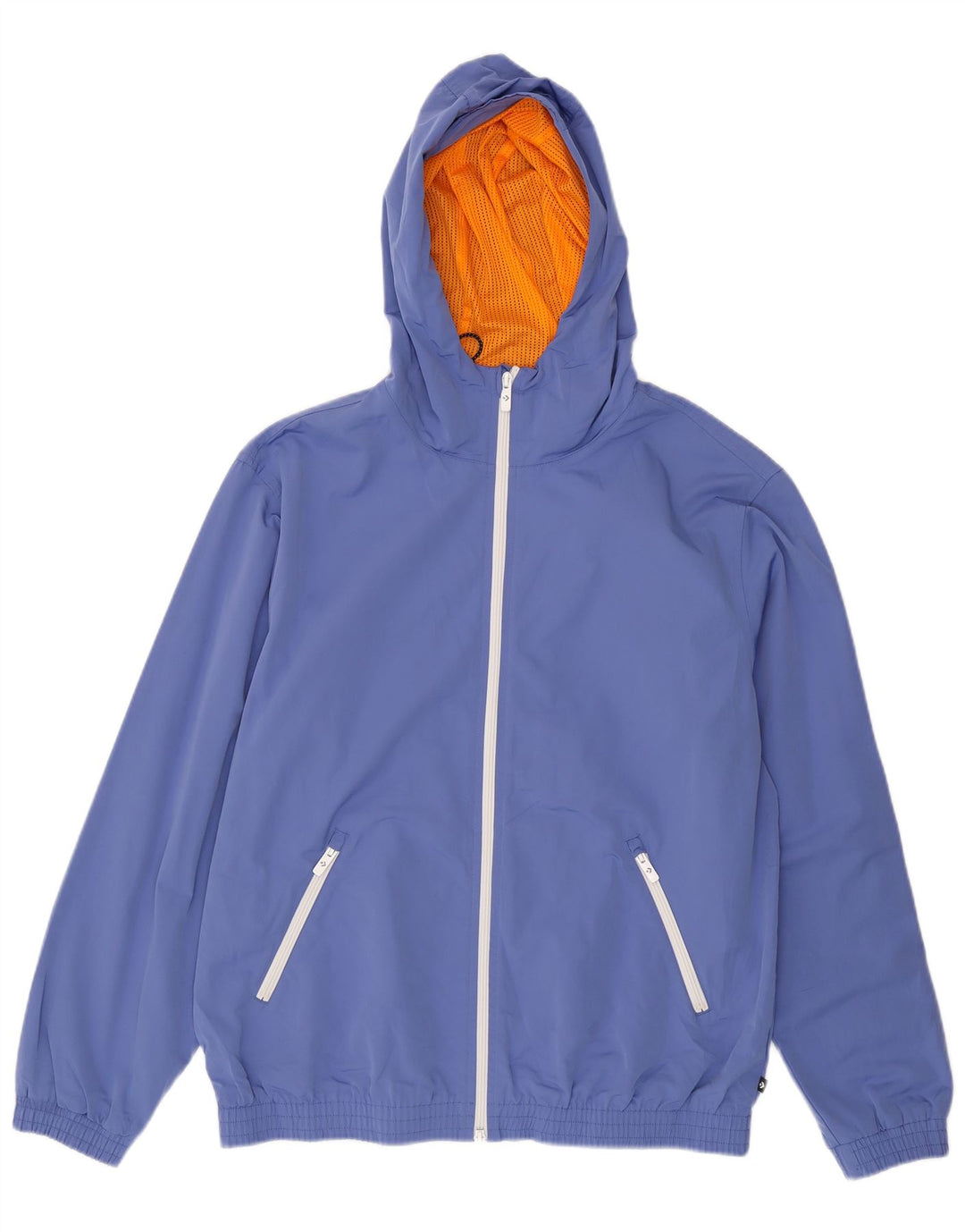 Jaqueta masculina Converse com capuz gráfico com capuz grande bloco colorido azul