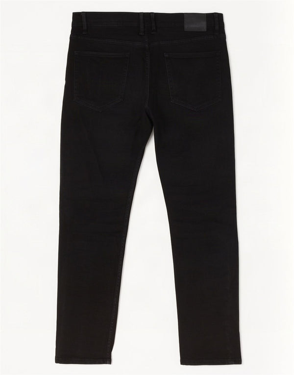 Zara Mens Slim Jeans EU 46 XL W36 L30 Preto