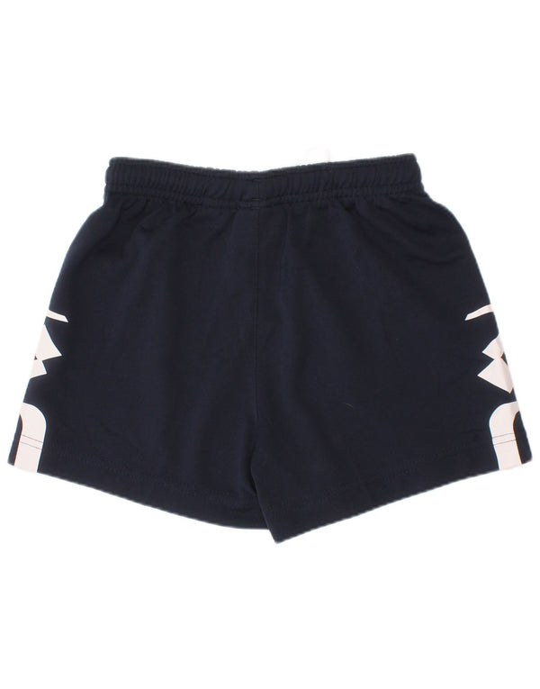 Shorts esportivos gráficos Lotto Boys 7-8 anos azul marinho bloco colorido