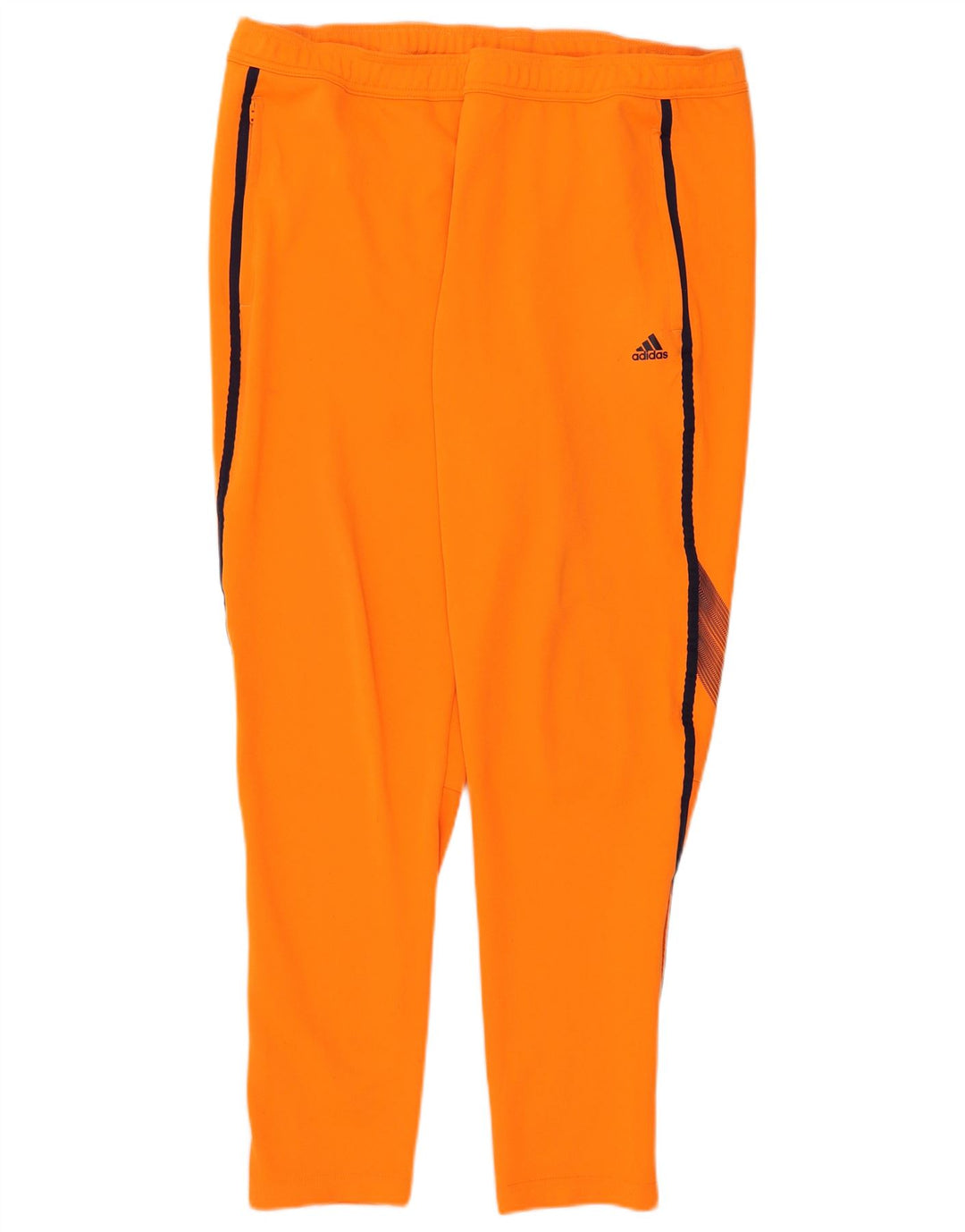 ADIDAS Mens Climalite Calças de treino XL Laranja Colourblock Poliéster