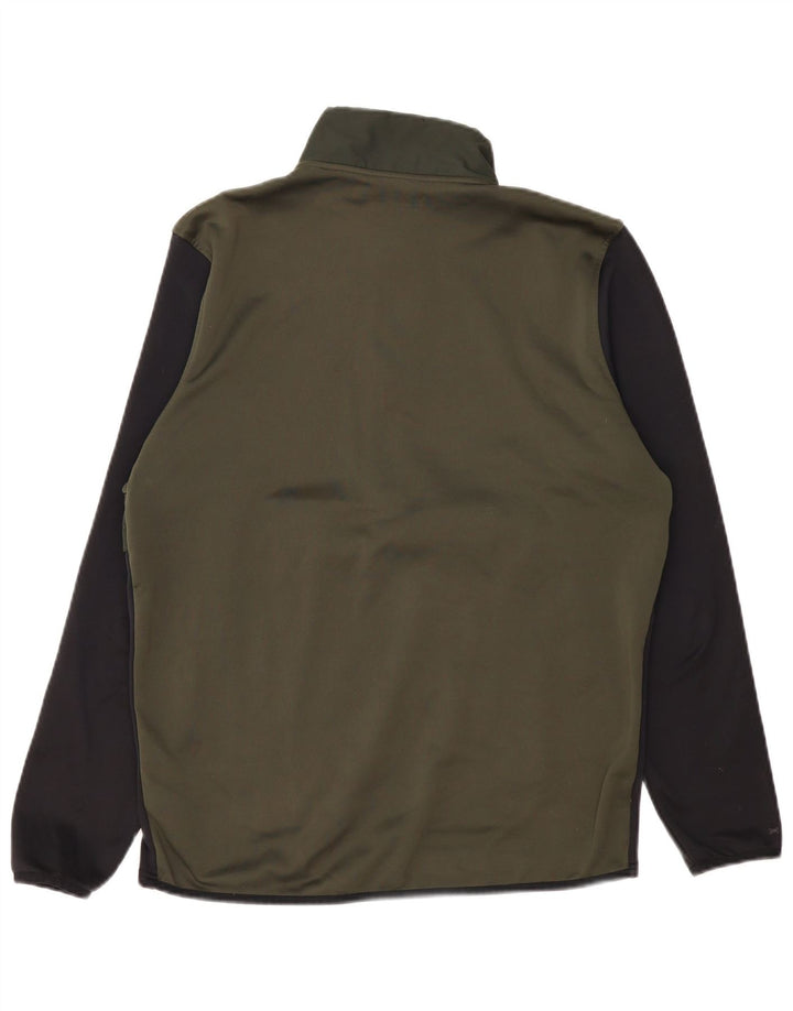 UNDER ARMOUR Masculino Cold Gear Moletom Gráfico Jumper Médio Cáqui