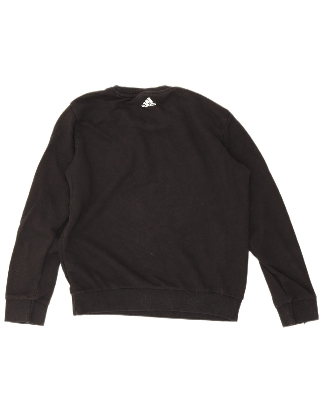 Adidas feminino gráfico oversized moletom jumper reino unido 8/10 pequeno preto
