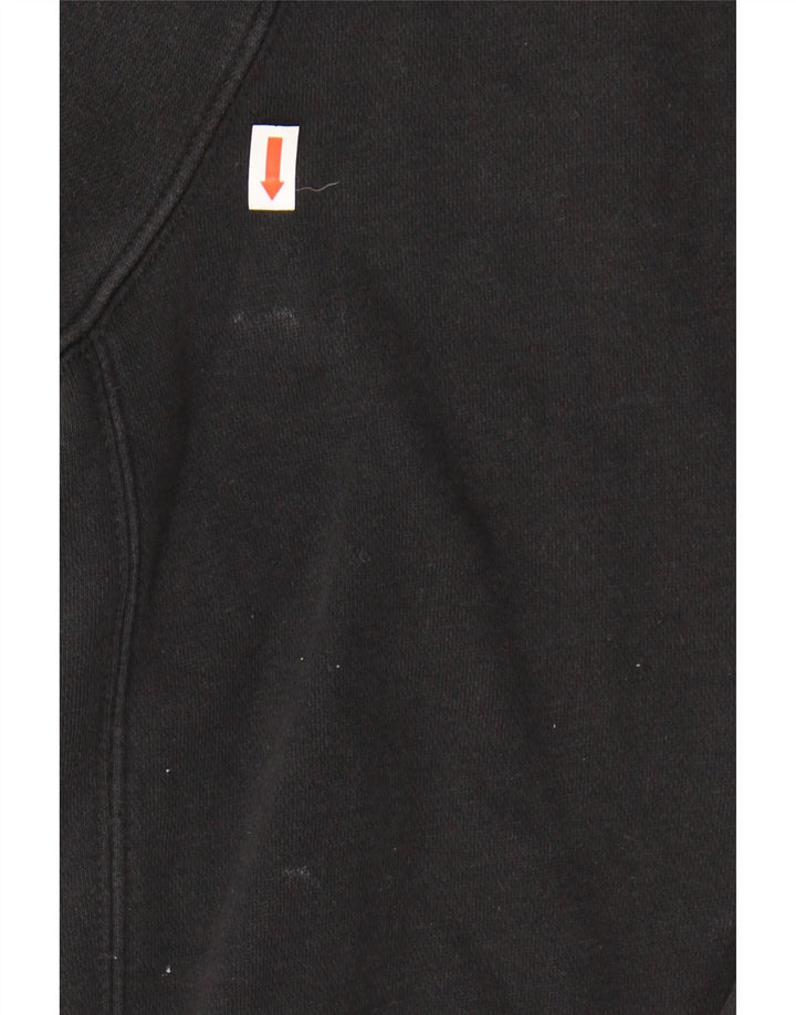 NIKE Mens Hoodie Jumper 2XL Algodão Preto