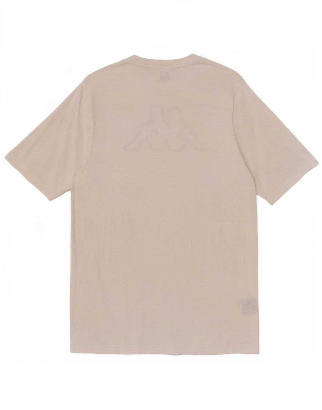 Camiseta gráfica masculina Kappa Top grande de algodão branco