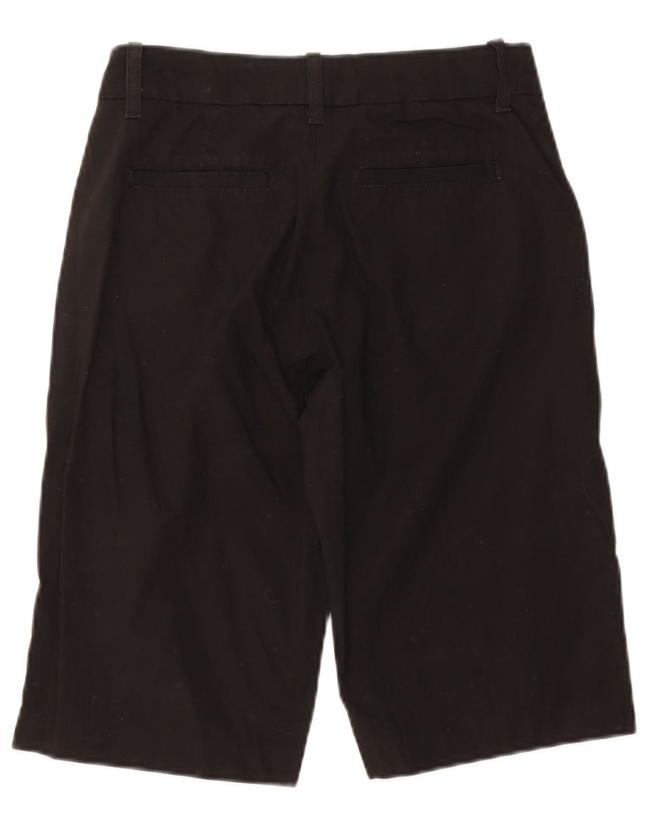Shorts casuais femininos LEE US 3 pequenos W27 algodão preto