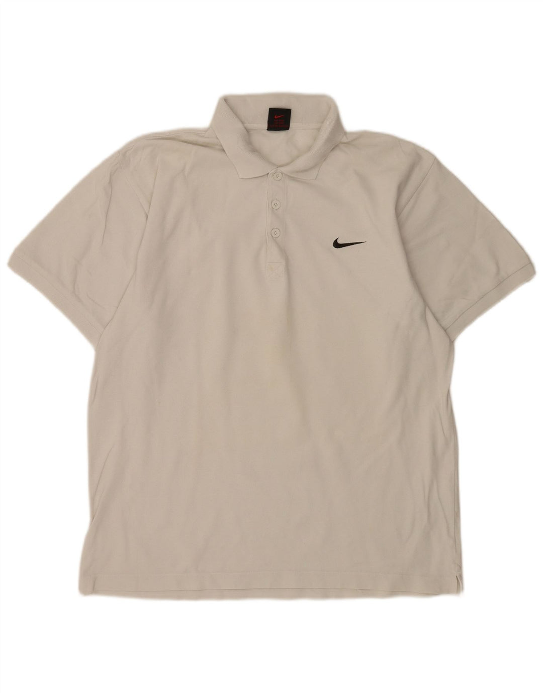Camisa polo masculina Nike UK 39/41 algodão branco médio