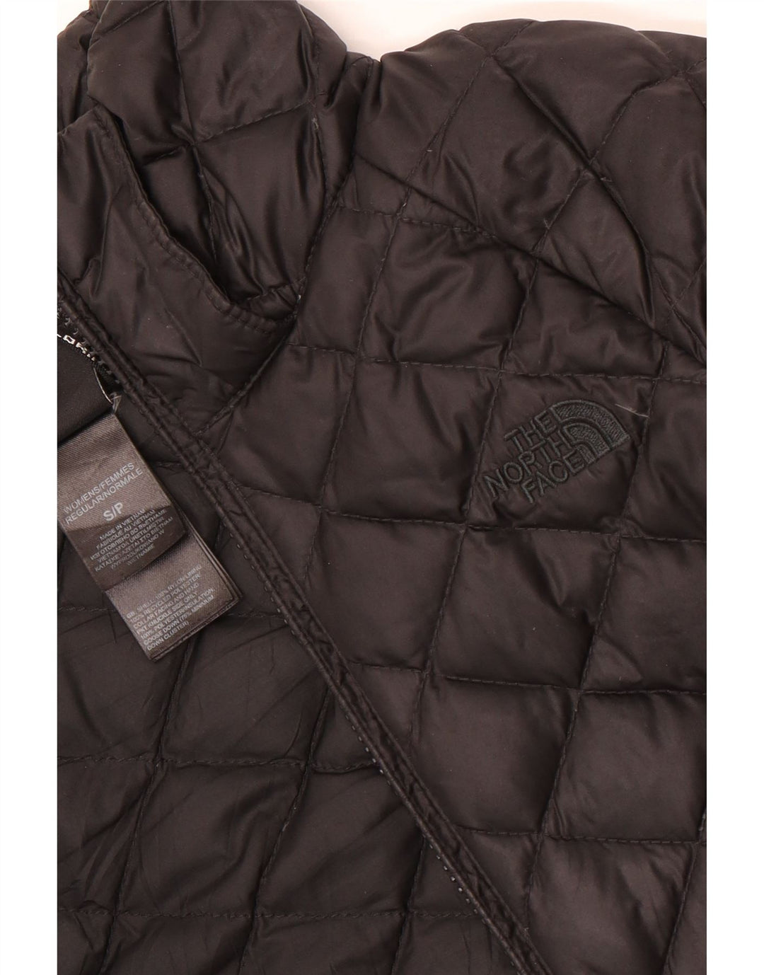 Jaqueta acolchoada feminina The North Face UK 10 pequena nylon preta