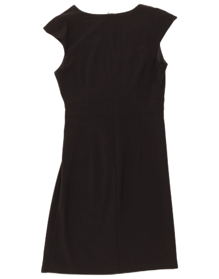Vestido feminino Joseph Ribkoff em linha A Reino Unido 10 pequeno poliéster preto