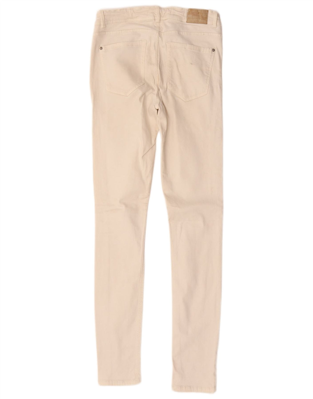 Calça jeans skinny feminina Zara W28 L31 bege