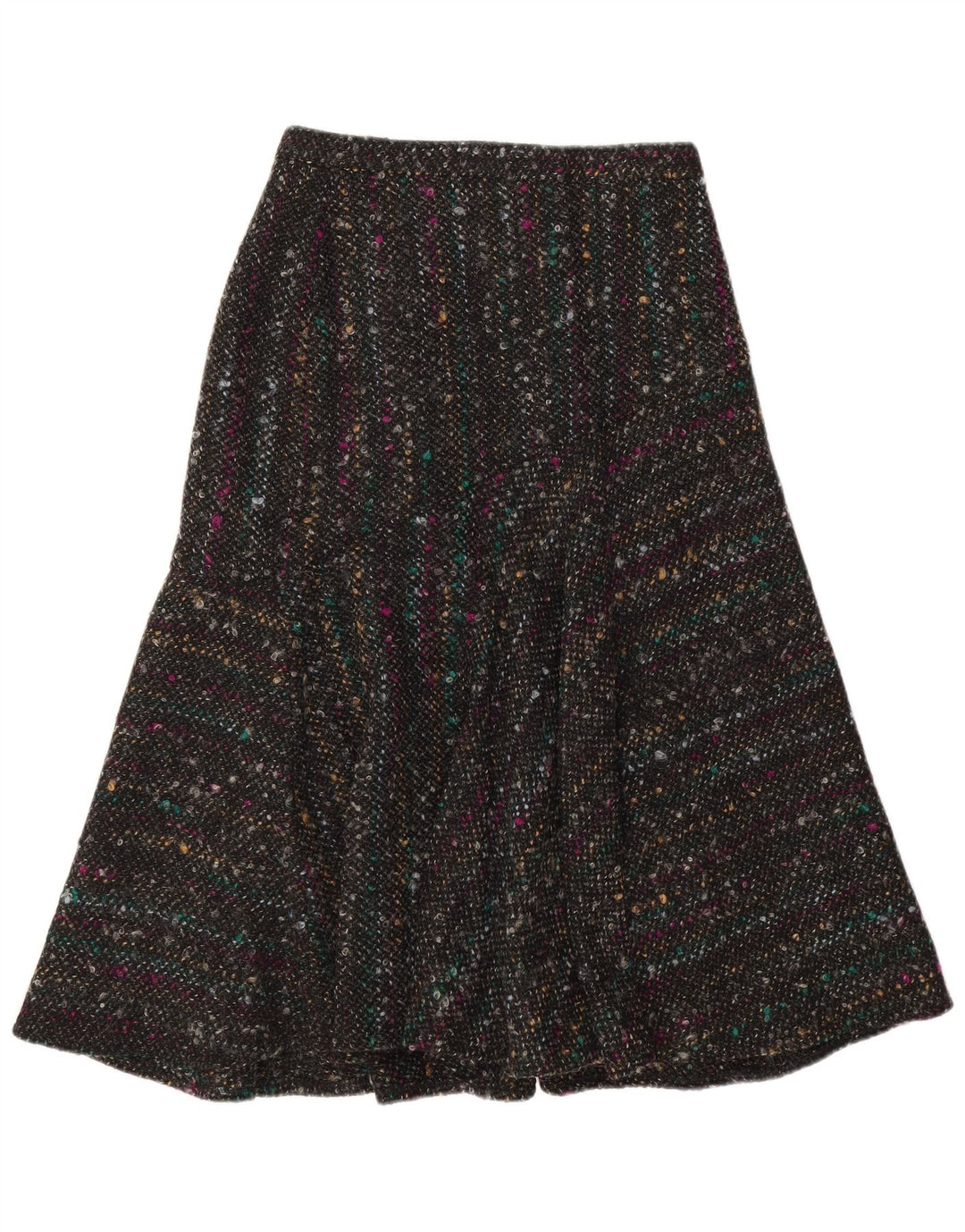 Conjunto de saia feminina vintage de 2 peças UE 40 médio W28 cinza manchado