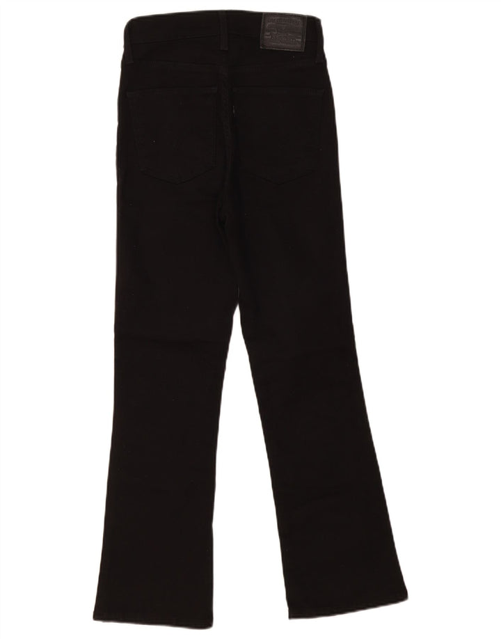 Calça jeans feminina Bootcut LEVI'S W24 L26 algodão preto
