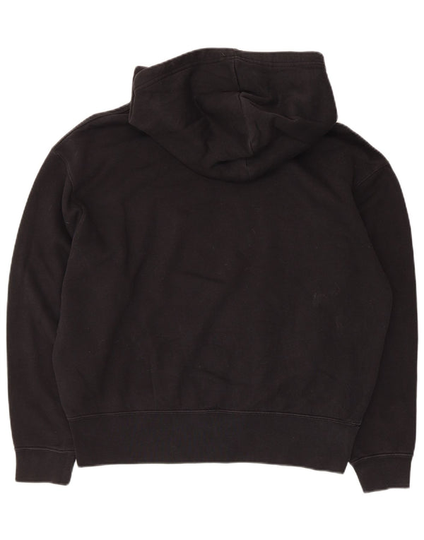 Jumper com capuz Nike feminino oversized UK 6 XS algodão preto