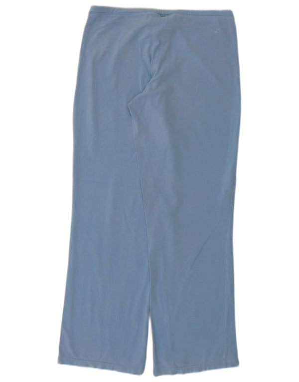Calça de treino feminina Nike UK 8/10 pequena azul algodão