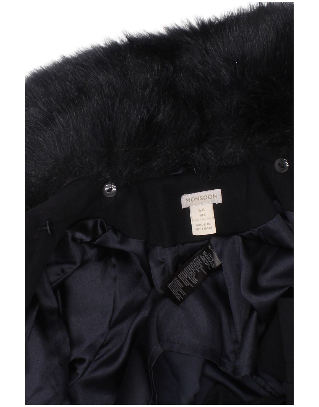 Sobretudo Monsoon Meninas 5-6 Anos Poliéster Azul Marinho