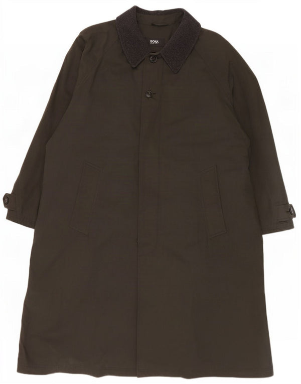 Sobretudo masculino Hugo Boss EU 54 2XL algodão cáqui