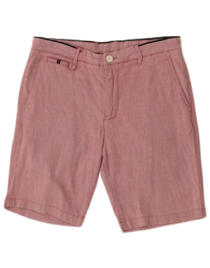 Zara Mens Chino Shorts IT 42 Grande W32 Algodão Rosa