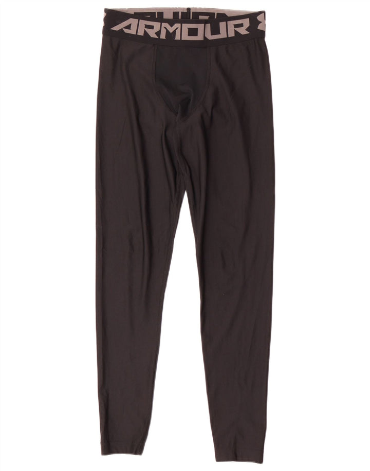Under Armour Boys Graphic Leggings 9-10 anos médio preto poliéster