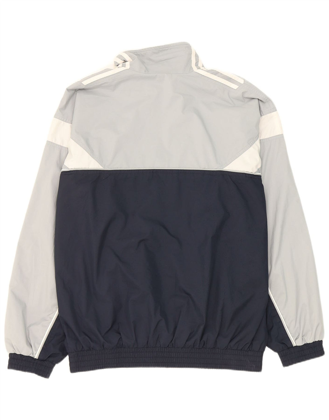 Adidas Mens Tracksuit Top Jacket UK 38/40 Médio Azul Marinho Colorblock