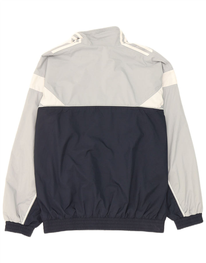 Adidas Mens Tracksuit Top Jacket UK 38/40 Médio Azul Marinho Colorblock