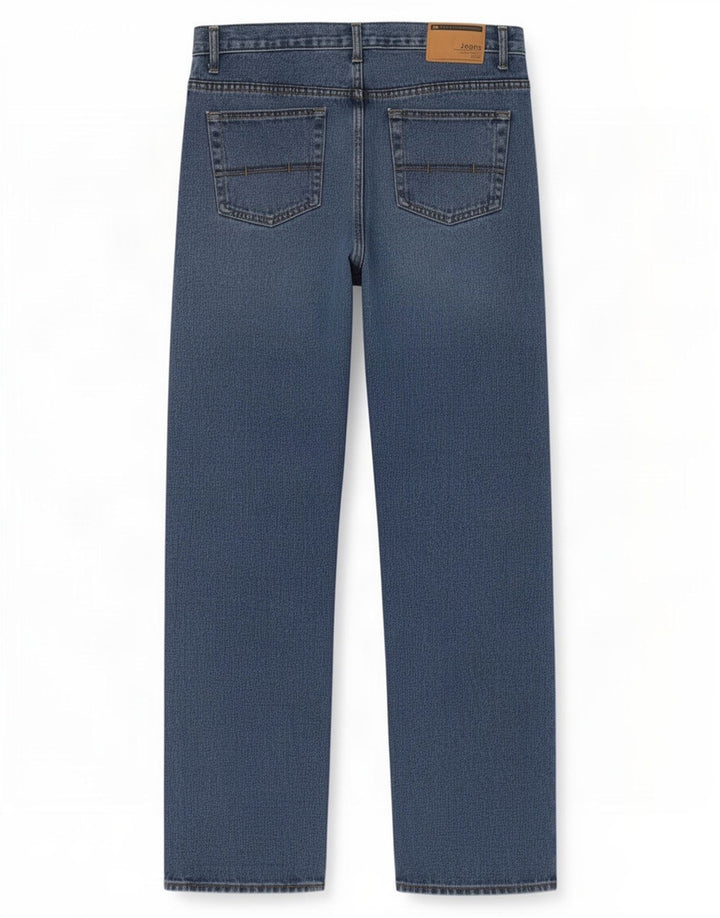 Jeans retos masculinos Marks & Spencer W36 L31 algodão azul