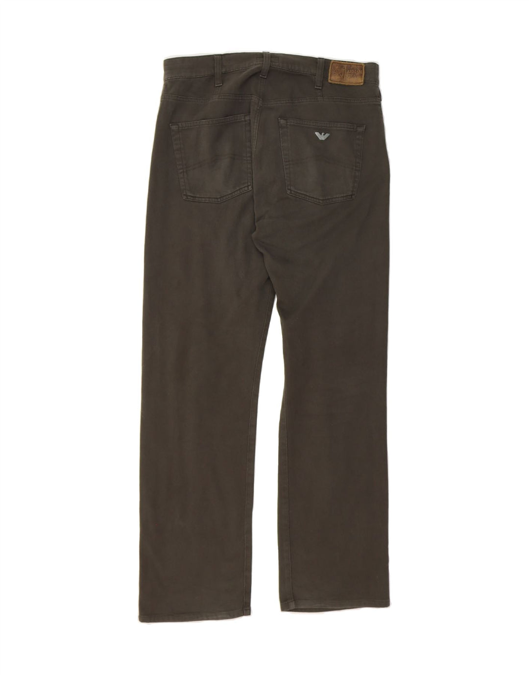 ARMANI Womens Straight Jeans W34 L32 Green Cotton Vintage Armani and Second-Hand Armani from Messina Hembry 