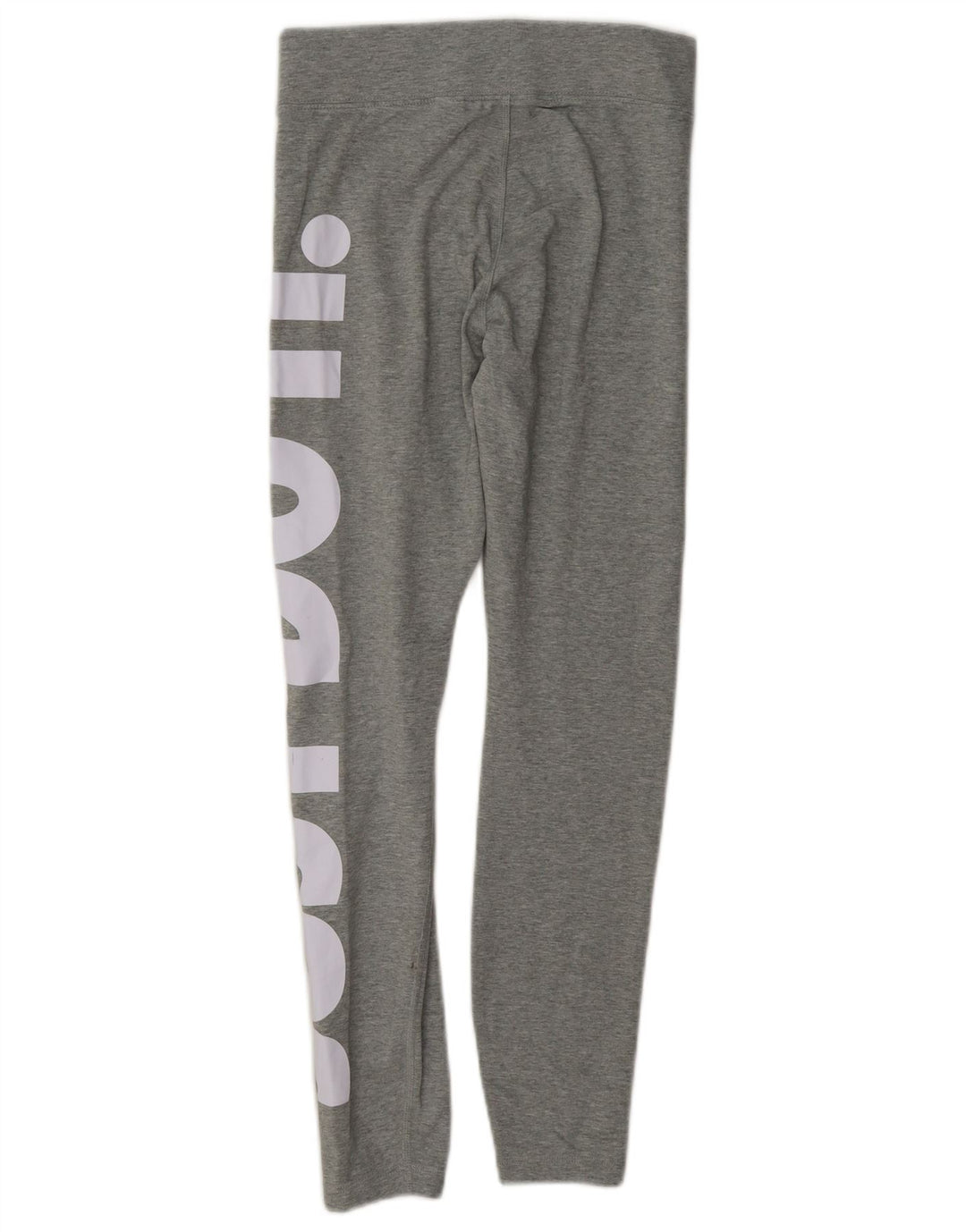 Leggings Nike Femininas Graphic UK 10 Pequenas Cinza Algodão