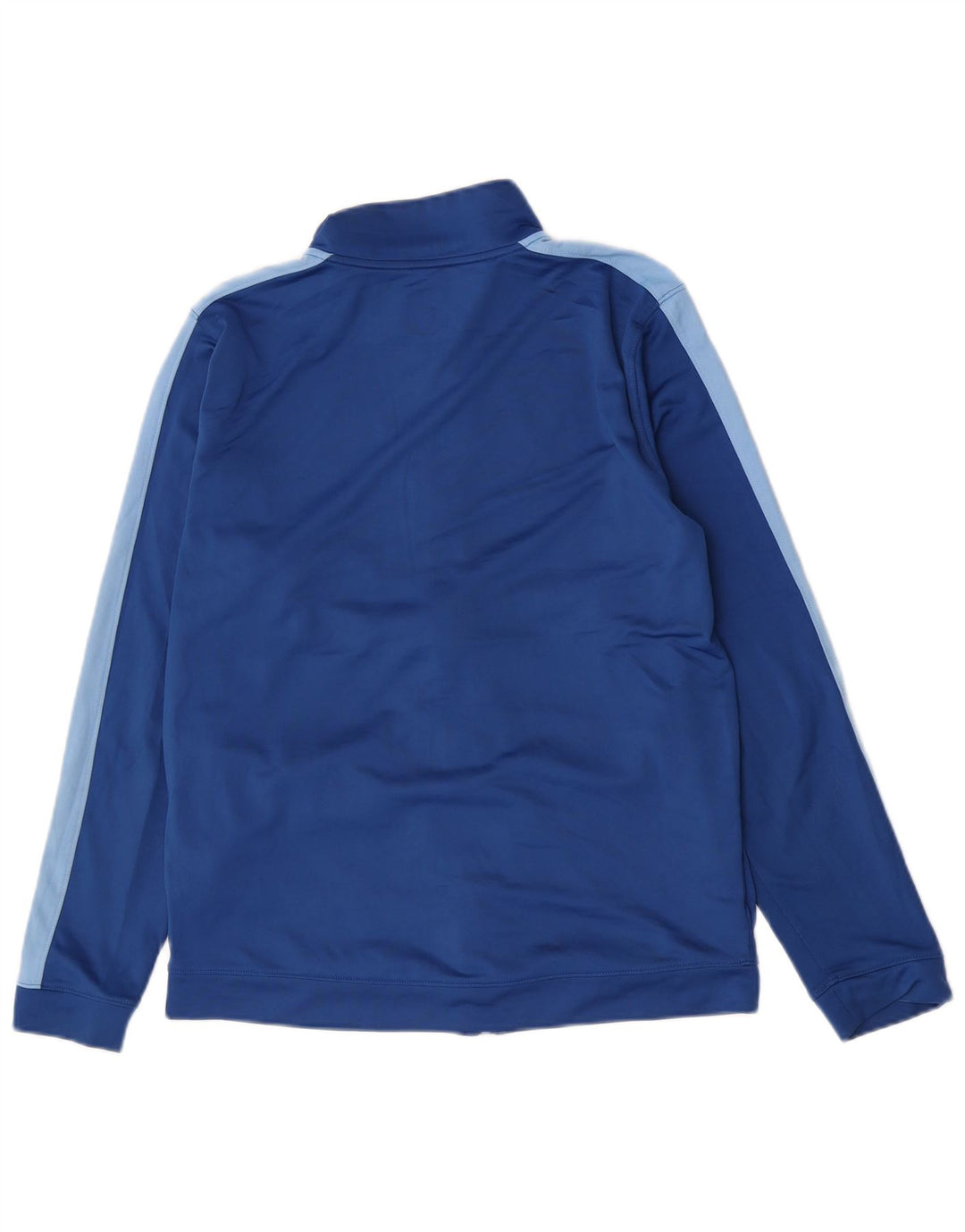 Sob a jaqueta superior do fato de treino dos homens da armadura grande poliéster azul de Colourblock