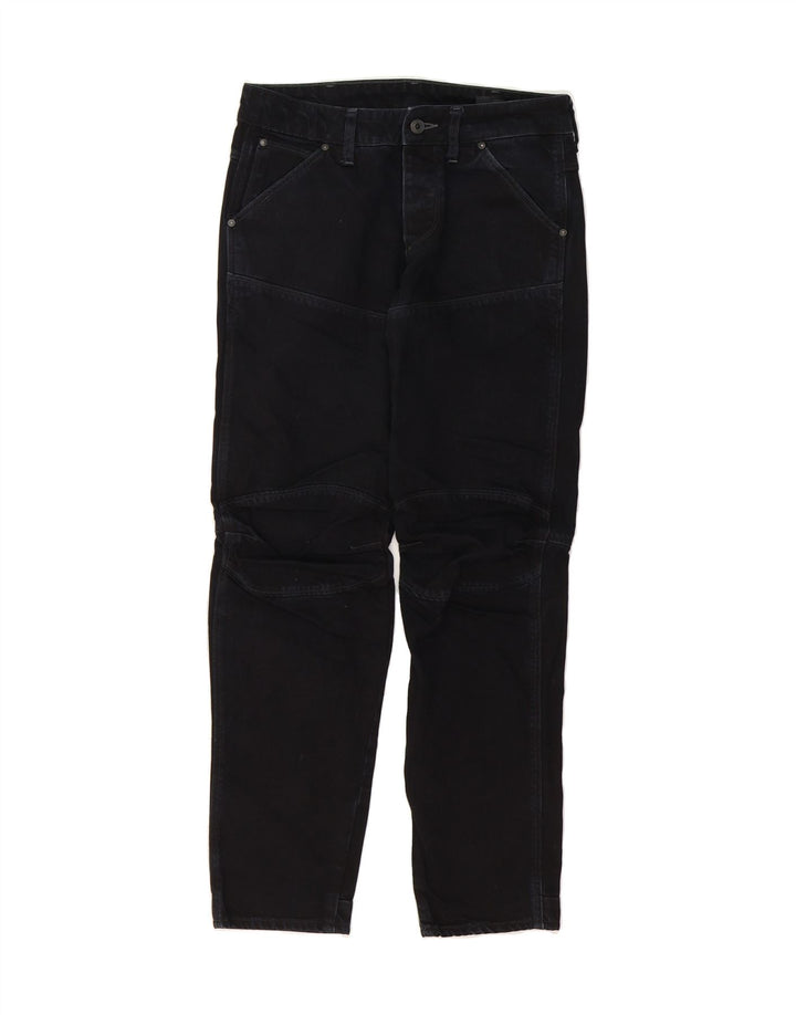 G-STAR Womens Straight Jeans  W29 L32 Black Cotton Vintage G-Star and Second-Hand G-Star from Messina Hembry 