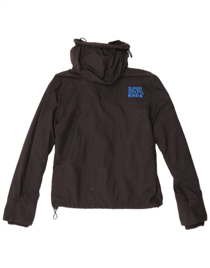 Jaqueta corta-vento feminina Superdry UK 14 médio preto