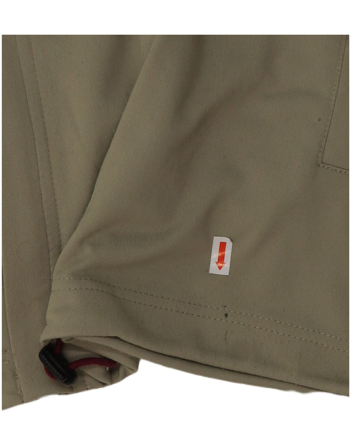 CHAMPION Mens Treino Top Jaqueta Grande Poliéster Cáqui