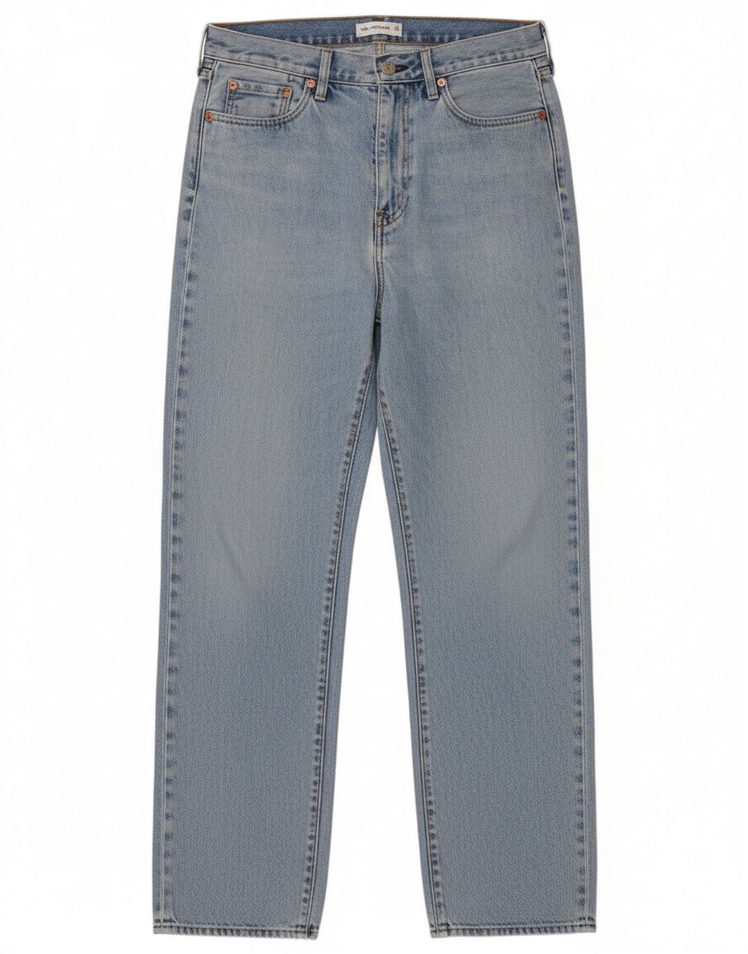 Jeans soltos femininos Levi's W30 L34 algodão azul