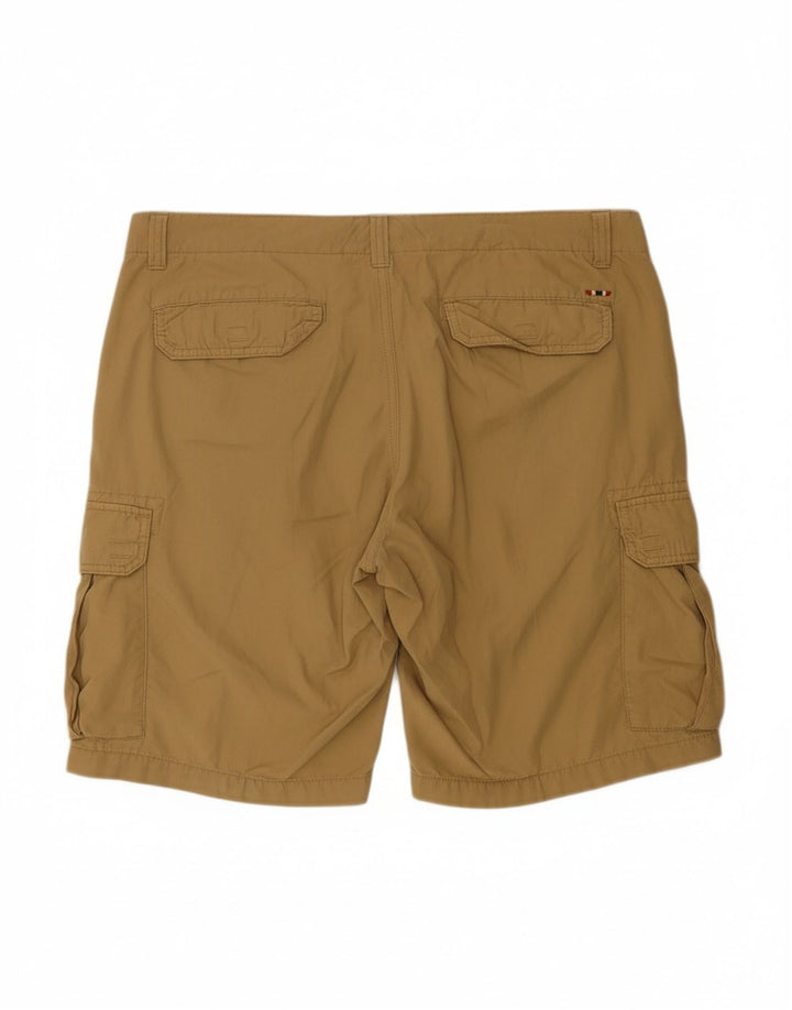 Shorts cargo masculino NAPAPIJRI W36 grande algodão bege